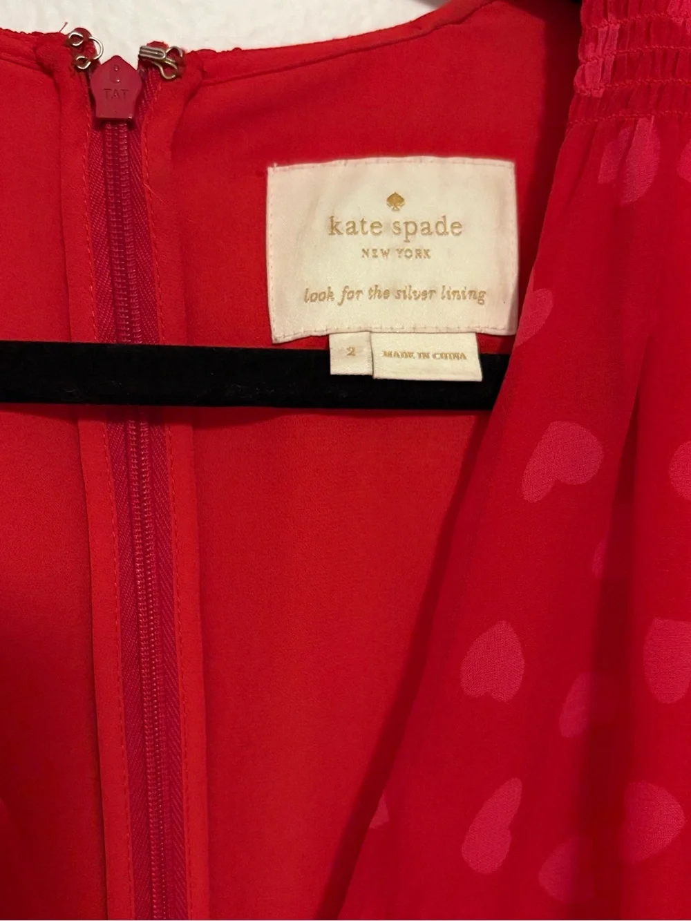 Heartbeat Silk Midi Dress by Kate Spade New York - Picture 3 of 6